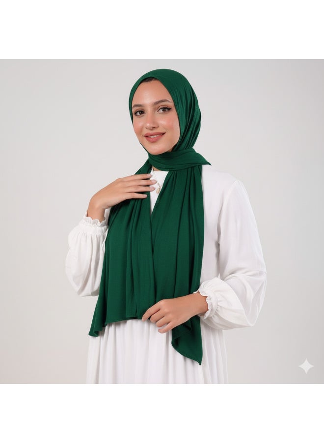 Women's Pure Cotton Soft Jersey Hijab - Premium Breathable Fabric & Full Coverage - Multi Colors - Image 2